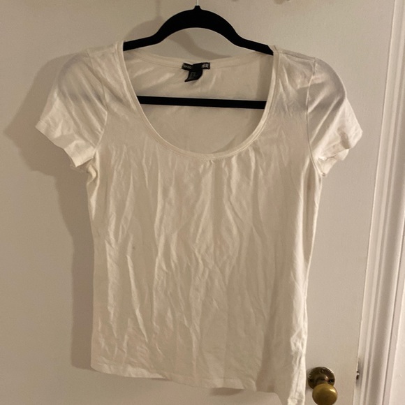 H&M Basic white t-shirt - Picture 1 of 3